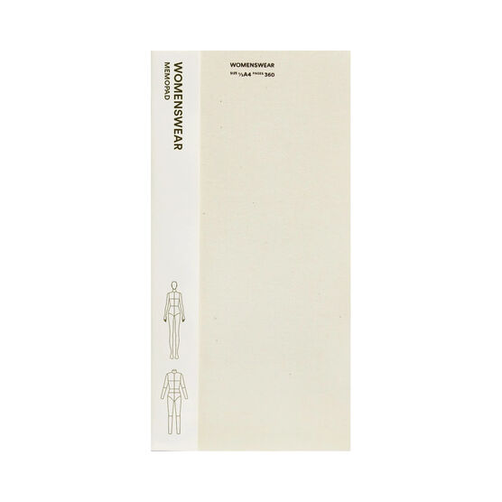 Fashionary womenswear design memopad